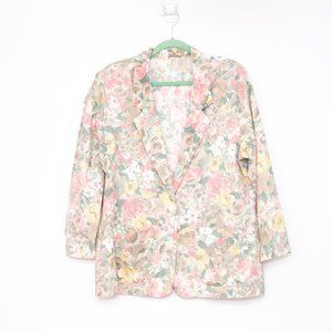 Vintage Floral Blazer size 18/20?